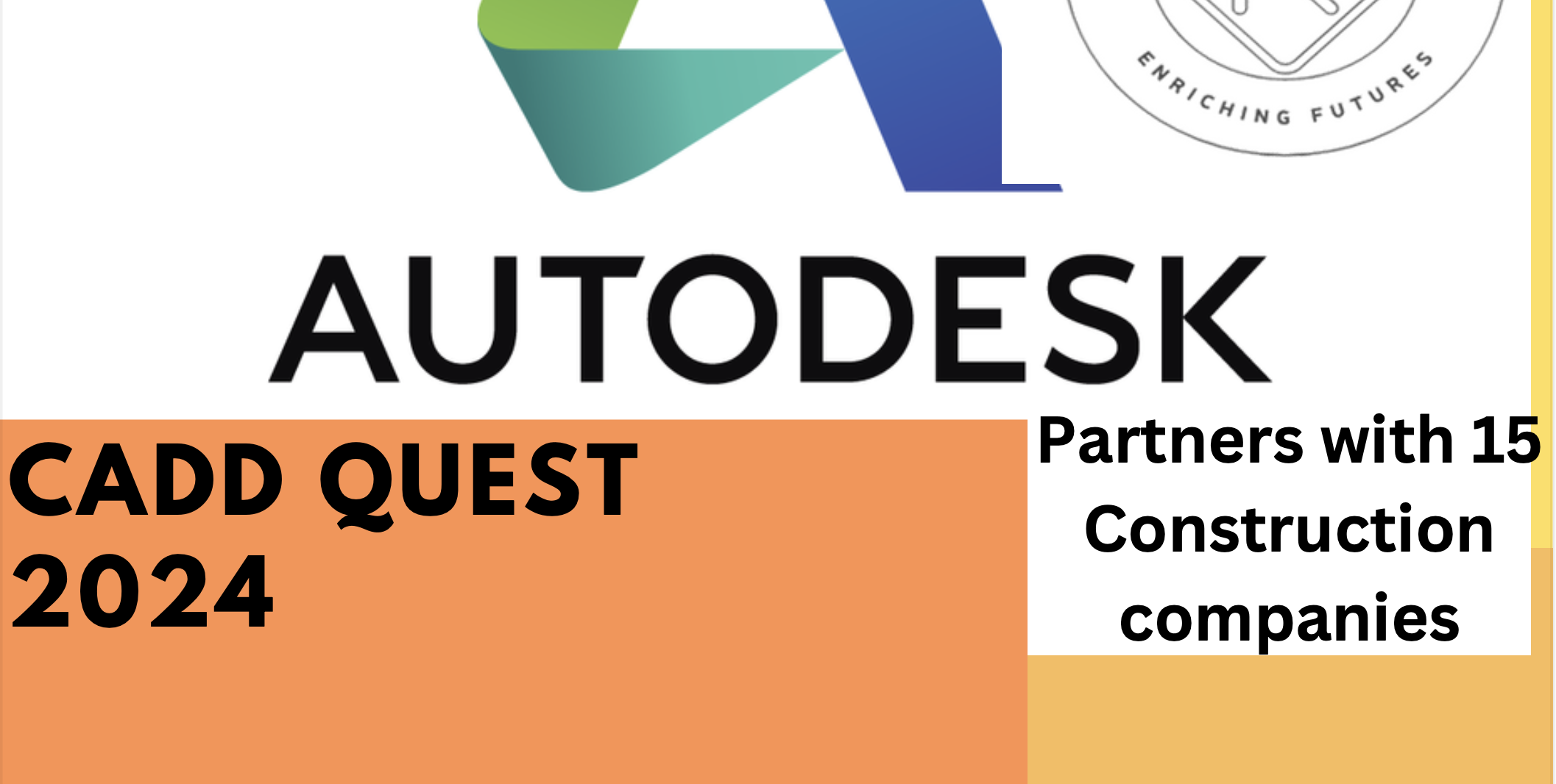 CADD QUEST and CODING Contest 2024 Coding and Design Contest Poster